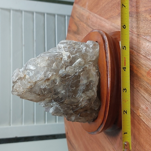 Large Smoky Quartz Crystal, Elestial Quartz, Quartz, 2 pounds 12.1 ounces - Picture 9 of 15